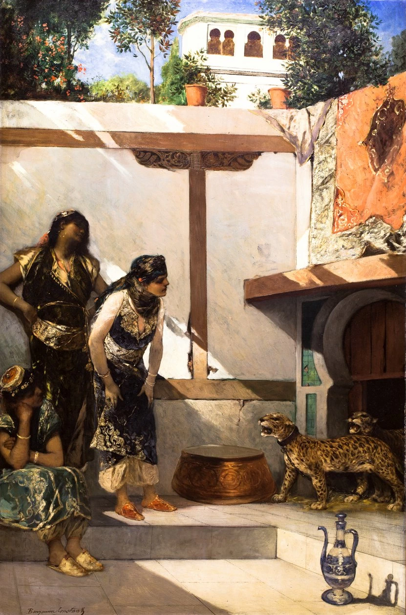 Jean - Joseph Benjamin, Constant, Cortile del Palazzo del Sultano, University of Michigan